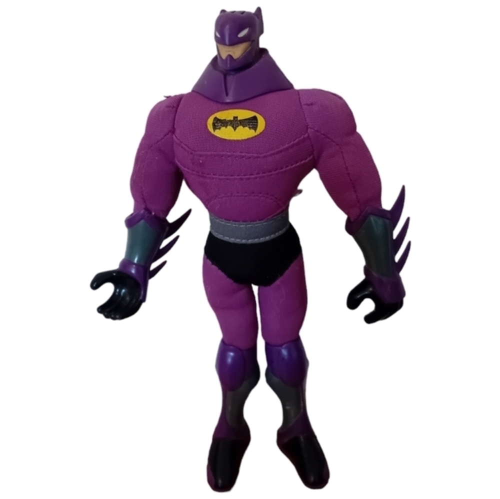 2005 Y2K Batman Action Figure Purple Suit W/ Plush Body 7.5" DC Comics Mattel‎